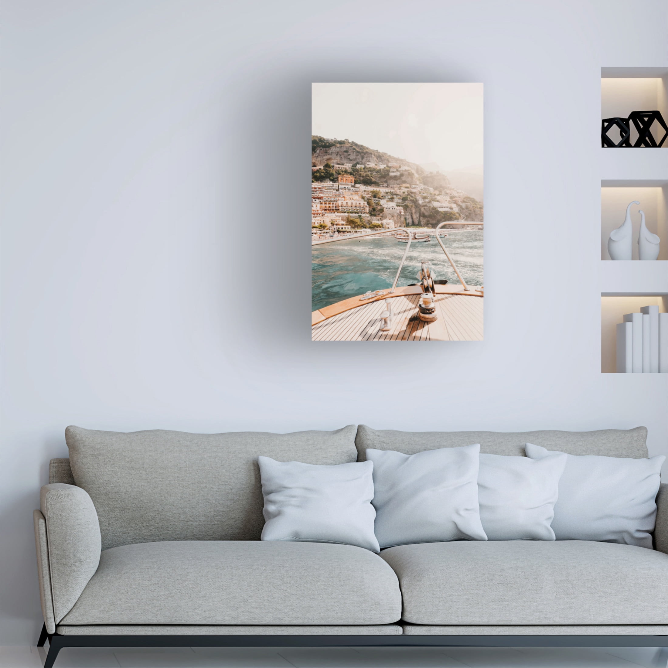 Canvas Wall Art - Krista Broadway 'Marmorata' Wall Art for Living Room, Bedroom, or Office Décor by Trademark Fine Art - 22 x 32 Inches