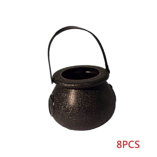 Advancent Tanque portátil de 8 Uds. De cubo para monedas y dulces, tanque para trucos para niños, juguete para niños, regalo de Halloween, Kits de decoración para fiestas negro