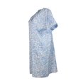 thumbnail image 5 of Sindrella Women's Plus Size Cotton Blend Snap Front Duster Robe with Pocket-Blue Lacey Florals-2X, 5 of 5