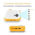 thumbnail image 3 of Mini proyector compatible con LANKEY 1080P para uso en exteriores Compatible con HDMI USB Laptop iOS y teléfono Android Lankey mini proyector, 3 of 7