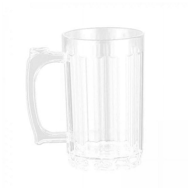 GROWTH TANK 2X Chope de Bière Transparente Vaisselle de Bar Tasse Incassable pour la Maison 600ml