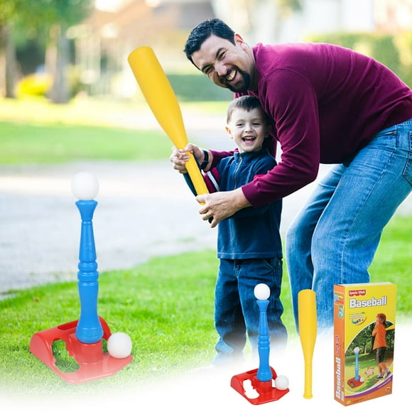EGNMCR Children's Baseball Practice Training Toys Set Outdoor Sports Fitness Sports Baseball Baseball Toys Gift for Boys and Girls
