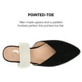 thumbnail image 4 of Journee Collection Womens Roxeene Slip On Pointed Toe Mules Flats, 4 of 6