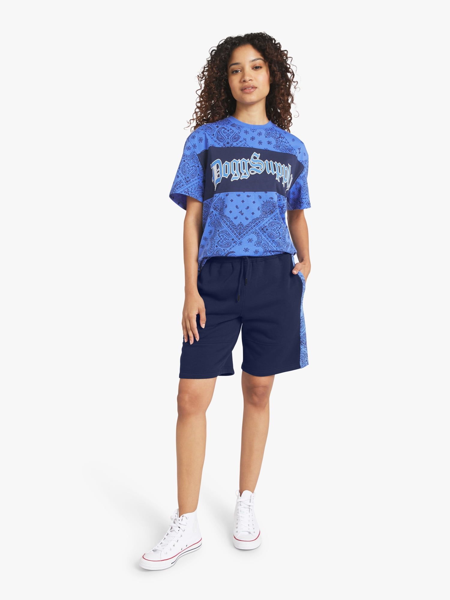 Dogg Supply by Snoop Dogg All-Gender Men's and Women's Fleece Shorts, Sizes XS-3XL