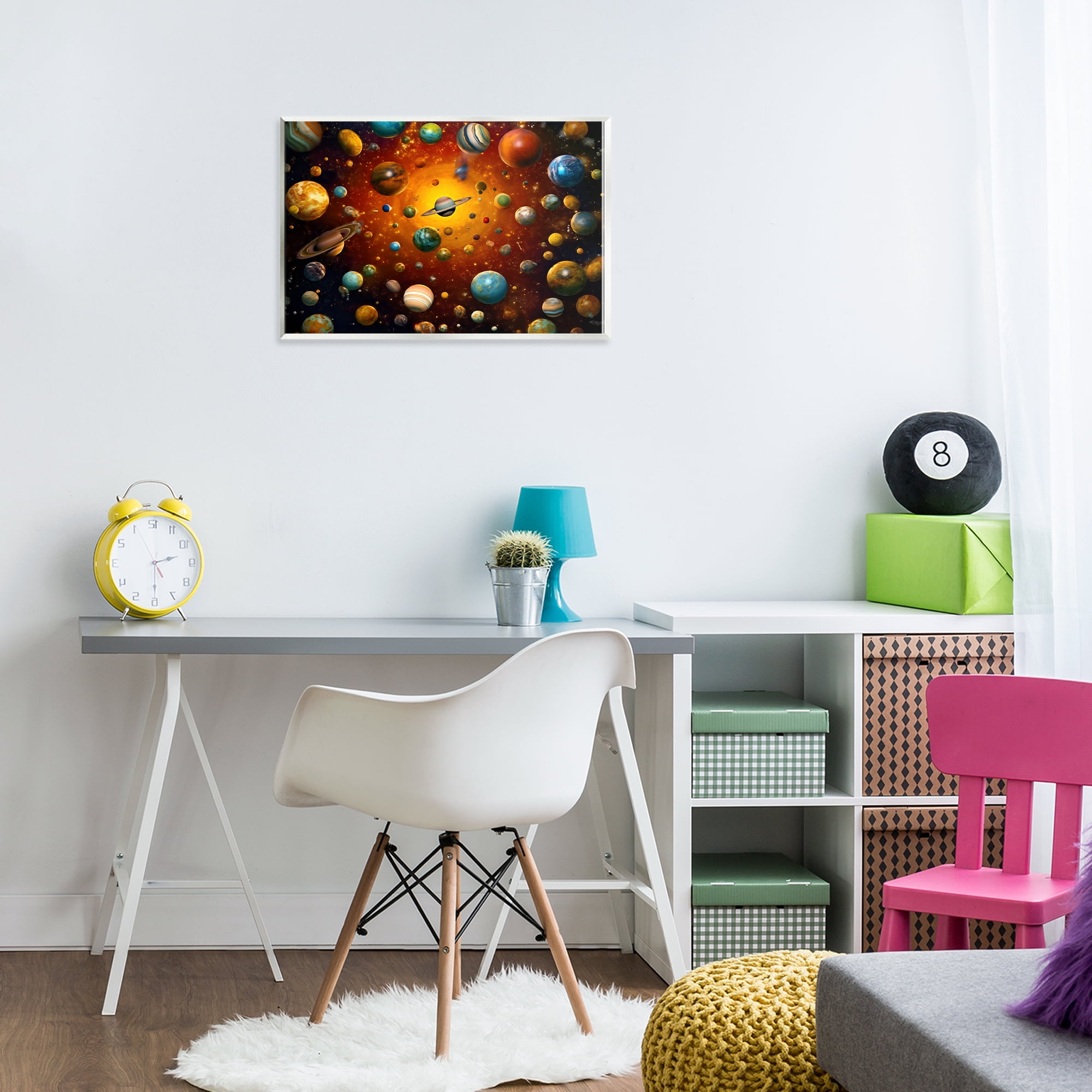 Stupell Industries Cosmic Marbles Galaxy Wall Plaque Art, design by Ray Powers