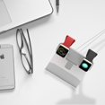 thumbnail image 3 of ATOPHK Base de carga de doble cabeza para Apple Watch y iPhone, 3 of 8