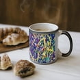 thumbnail image 2 of Motley Eye 11oz Color Changing Magic Coffee Mug | Heat-sensitive | Microwavable | Ceramic | Gift | Black, 2 of 5