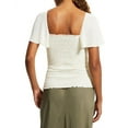 thumbnail image 2 of Theory womens  Smocked Top, p, 2 of 3