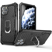 WerealValley Case for iPhone 11 pro max, Military Grade Shockproof Case with Ring Kickstand, Armor Cover for iPhone 11