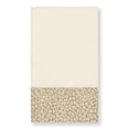 thumbnail image 2 of Authentic Hotel and Spa  Turkish Cotton Cheetah Jacquard Trim Cream Bath Towel, 2 of 3