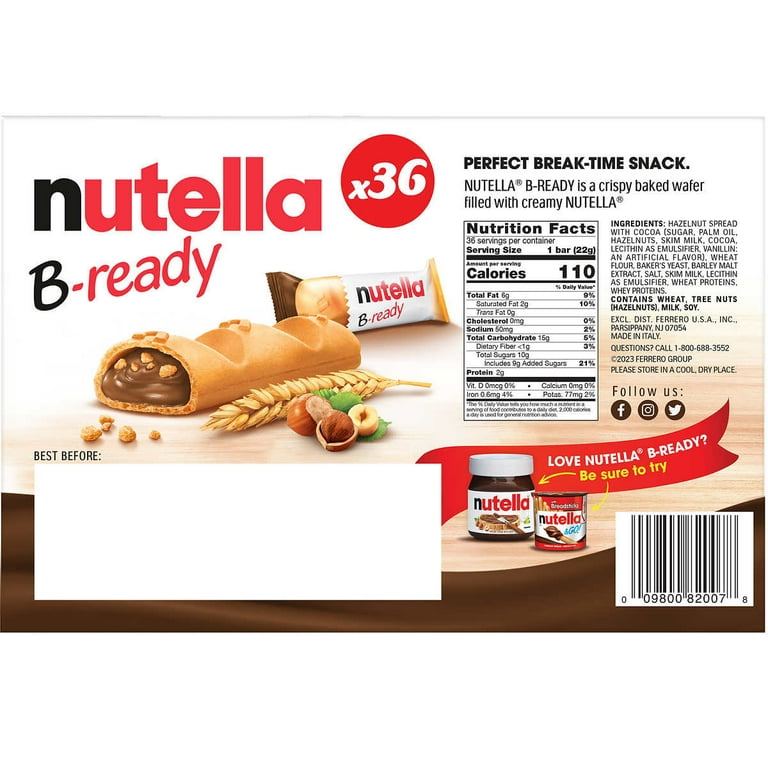 Nutella on sale b ready