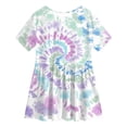 thumbnail image 6 of KPOPLK Girls Pajamas Set 2-Piece Short Sleeve Summer Kids Dress Shirt and Shorts PJs Sleepwear Outift Size 5-6 Years, 6 of 9