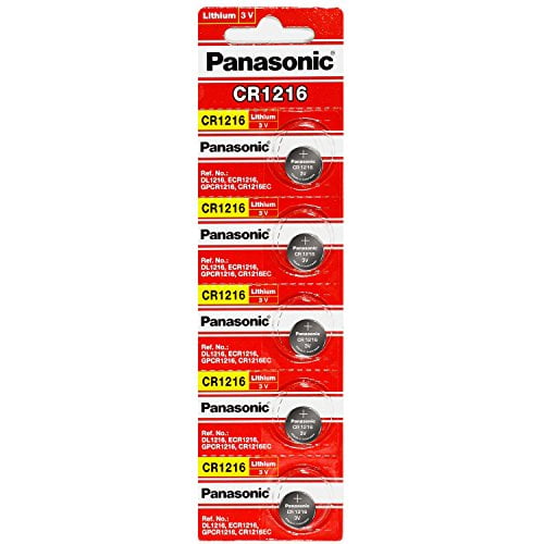 Panasonic CR1216 3 Volt Lithium Coin Battery (50 Batteries)