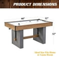 thumbnail image 2 of Barrington Stationary Air Hockey Table Set, Gray, 60", 2 of 3