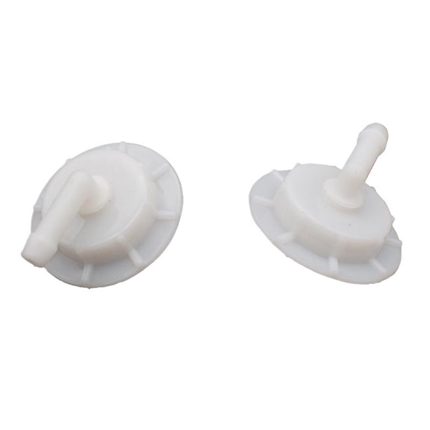 2 piezas de tapa del tanque de expansión del refrigerante del radiador for Honda Accord 19102-PM5-A00 ABS blanco