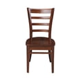 thumbnail image 3 of International Concepts Set of Two Solid Wood Emily Side Chairs in Espresso, 3 of 8