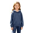 thumbnail image 7 of Xyant Kids Girls Boys Hoodies Cotton Long Sleeve Pullover Hooded Sweatshirts with Pocket (Blue,12-13 Years), 7 of 7