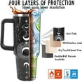 thumbnail image 5 of Goth Tumbler Constellation Gifts Halloween Moon Tumbler 40 OZ Goth Gifts for Women Men Cups Coffee Travel Mug with Handle Leak Proof Insulated Witchy Gothic Decor Stuff, 5 of 6