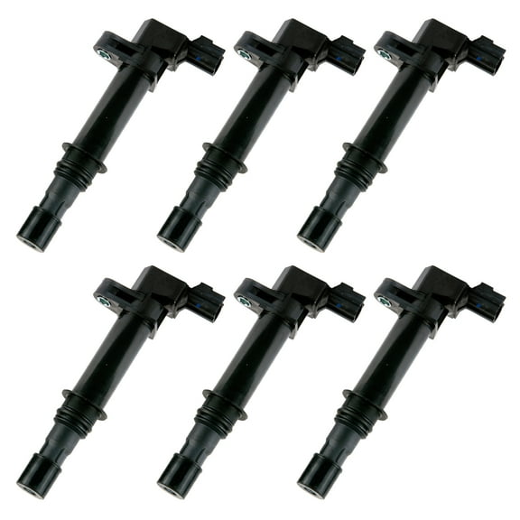 Set of 6 Ignition Coil for Dodge Ram Mitsubishi Cherokee Liberty Commander Dakota Nitro 1500 3.7L V6