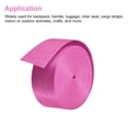 thumbnail image 4 of Uxcell Flat Nylon Webbing Strap Yards for Backpack Luggage-rack Lightweight Use Light Rose Red, 4 of 6