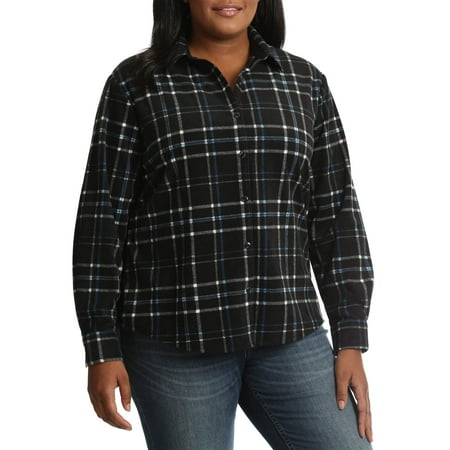 lee riders womens long sleeve knit fleece shirt