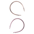 thumbnail image 1 of Diadema Sunnimix 2 Piezas Wave Zig Café + Rojo Vino, 1 of 8