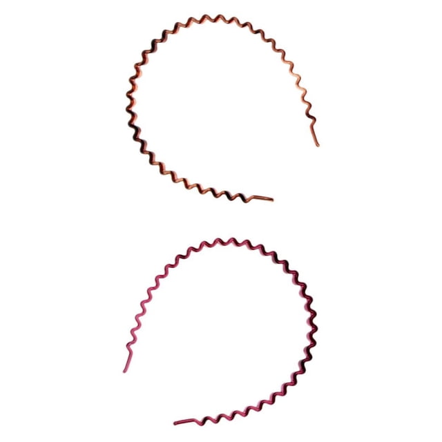Diadema Sunnimix 2 Piezas Wave Zig Café + Rojo Vino