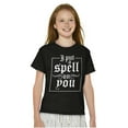 thumbnail image 3 of Halloween I Put A Spell On You Girls Kids T Shirt Tees Teen Brisco Brands L, 3 of 5