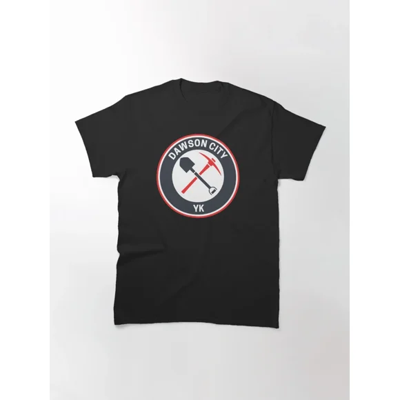 Vintage Dawson City Yukon Gold Rush History Travel Souvenir Unisex T-Shirt C01834, up to size 5XL