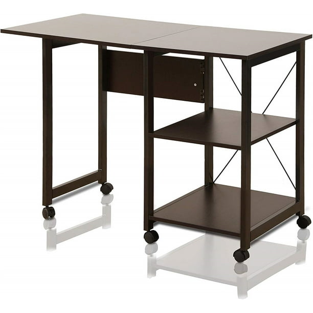 Folding Computer Desk for Home Office,Foldable Laptop ...