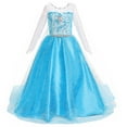thumbnail image 5 of BanKids Princess Elsa Costume Elsa Dress Up for Little Girls with Wig,Crown,Wand,Gloves 4T-5T(Q89), 5 of 7
