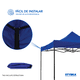thumbnail image 4 of Repuesto De Lona Carpa Toldo Impermeable 3x3 Color Azul, 4 of 7