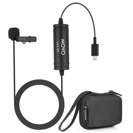 UPC: 0817711021398 | Movo LV1-DI Digital Lavalier Omnidirectional Clip-on Microphone with MFi Certified Lightning Connector Compatible with iPhone  iPad  iPod  iOS Smartphones & Tablets