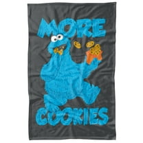 Sesame Street More Cookies Officially Licensed Fleece Blanket 36' x 58'