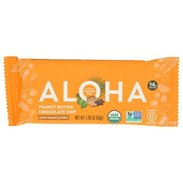 2X - Aloha Peanut Butter Chocolate Chip Plant-Based Protein Bar 1.98 oz