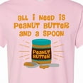 thumbnail image 4 of Inktastic Peanut Butter Spoon T-Shirt, 4 of 5