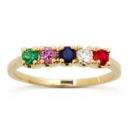 Keepsake Personalized Sentiment Mother's Birthstone Ring