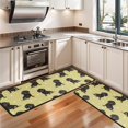 thumbnail image 3 of Kitchen Rugs Sets Of 2,Dachshund Footprint Anti Fatigue Kitchen Mat Rugs Non Slip Washable,Decorative Kitchen Floor Mats for Kitchen,Sink,Laundry,17"x47"+17"x47", 3 of 5