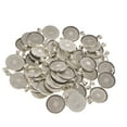 thumbnail image 4 of 50pcs Round Bezel Pendant Trays Cabochon Settings Pendant 25mm, 4 of 9