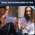 thumbnail image 6 of for iPhone 11 Case, iPhone 11 Phone Case with 2 Glass Screen Protectors, [Compatible with Magsafe], [Military-Grade Protection], Shockproof Slim Fit Phone Case for iPhone 11 Case, Matte Lavender, 6 of 14