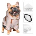 thumbnail image 3 of KLL Star Cute Dog for Basic Dog Hoodie - Pet Hoodie Sweater with Leash Hole - Cute Dog Sweatshirt - Pet Clothes Hooded Sweatshirt for Dog & Cat -Medium, 3 of 8