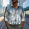 thumbnail image 4 of Eres Más Que una Camisa de Puntuación de Prueba Impresión Casual de Manga Larga Botón de Cuello en V Top Mens Camisas de Manga Larga Casual Elegante, 4 of 6