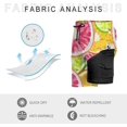 thumbnail image 3 of Sunyuer Men's Swim Trunks with Compression Liner 2-in-1 Drawstring Swimming Shorts Quick Dry Beach Board Shorts with Pockets, Orange Grapefruit Lemon, 3XL, 3 of 8