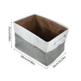 thumbnail image 3 of YiFudd Lidless Foldable Storage Box, Linen Fabric Organizer Basket for Clothes, Toys, and Household Sundries, 3 of 8
