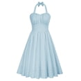 thumbnail image 2 of Vestido Belle Poque para invitadas a la boda, azul claro, Aline Swing, 2 of 9
