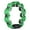 Green, variant on Tambourine for Adults Pleasant Jingle Sound Hand Cranked Bell Rings Metal Bell Sound Percussion Instruments Home School Party Supplies Double Jingles Tambourine for Classrooms Bands Orchestras