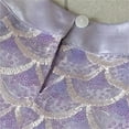 thumbnail image 5 of WhouRiu Big Girl Dresses Fish Scale Prints Halter Tulle Dresses Child Sleeveless Stylish Summer Princess Dress Purple,Size 7-8 Y, 5 of 6