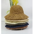 thumbnail image 2 of COCOpeaunt New Summer Summer Foldable Straw Hat Womens Outing Sunscreen Sun Hat Korean Holiday Beach Hat Zomer Cap, 2 of 6