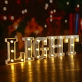 thumbnail image 5 of LINLIN LED Letter Lights, Alphabet Marquee Letters Sign LED Marquee Number Lights Sign for Night Light Christmas Valentine Wall Table Decor, 5 of 7