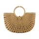 thumbnail image 2 of Bolso de playa de verano de EE. UU., bolso de ratán de verano para mujer, bolso de mano de paja tejida a mano con asa superior, bolso de mano de ratán de paja marina, bolso de mano de viaje de gran, 2 of 2